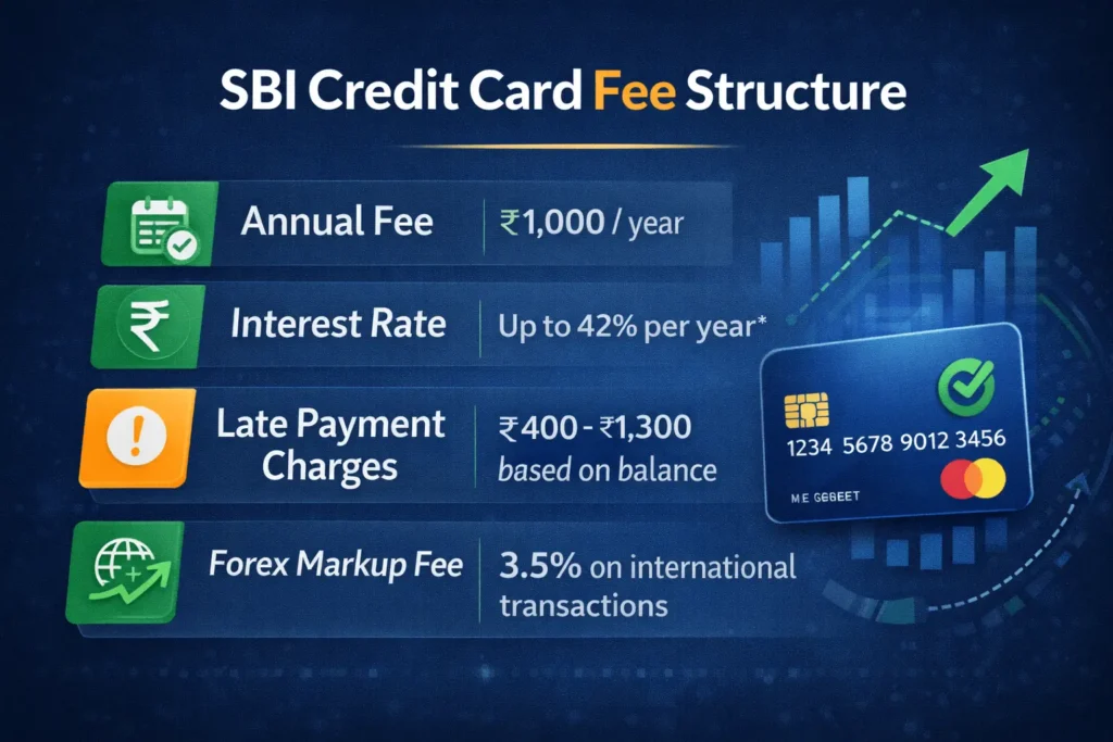 SBI Credit Card Charges & Fees