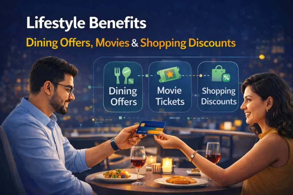 sbi credit card dining movie shopping lifestyle benefits