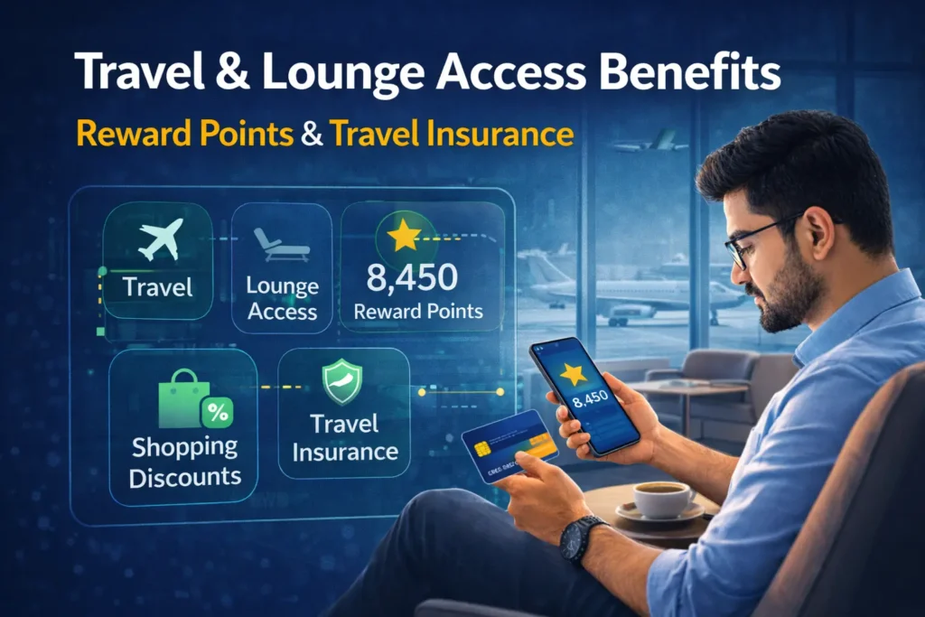 sbi credit card travel benefits and airport lounge access